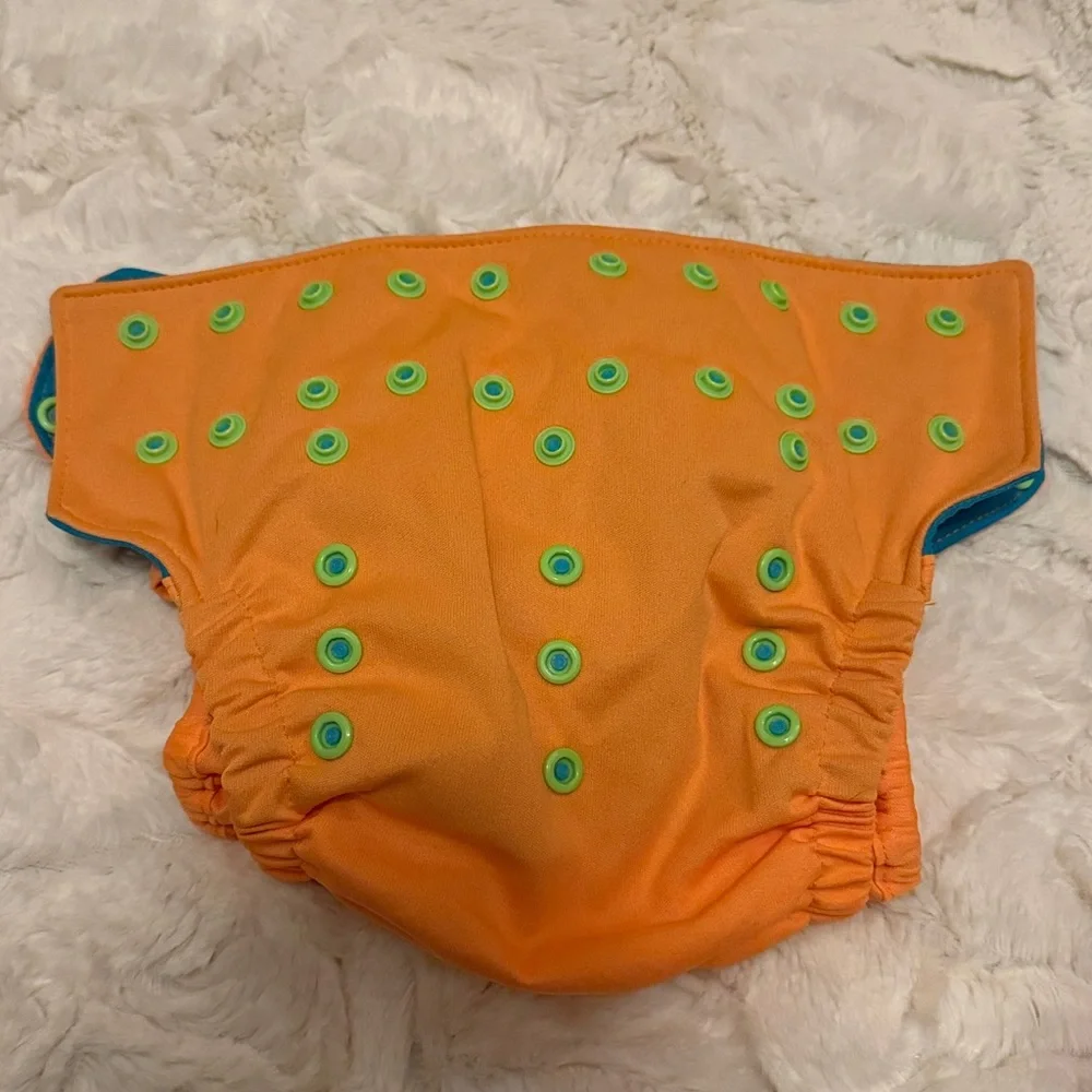 Smart Bottoms Orange Cloth Diaper
